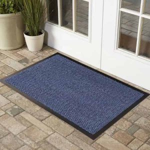 Heavy Duty Blue Barrier Door Mat 