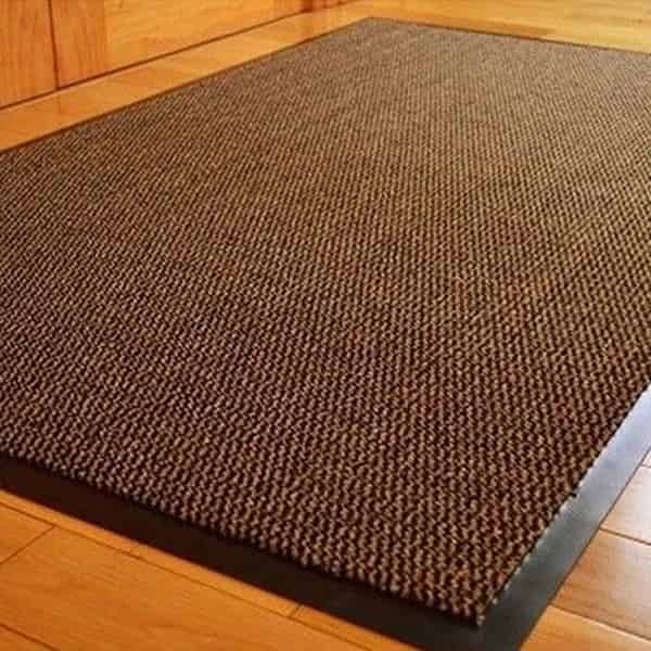 Brown Heavy Duty Large Door Mat – Non Slip Rubber Backed Barrier Rug