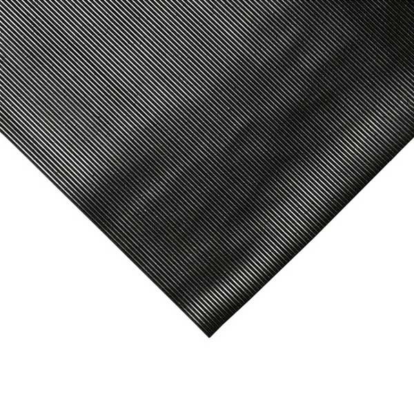 Ribbed Surface Rubber Runner Mat For Floors & Workbenches