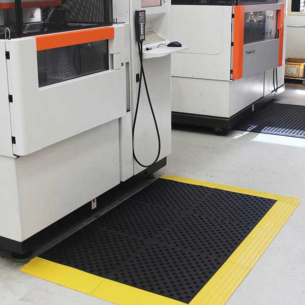 Durable Anti-Fatigue Interlocking Mat Tile with Accessories