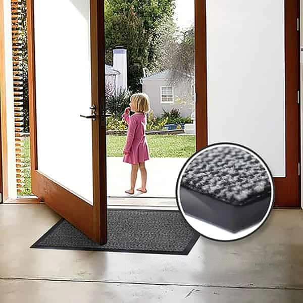 Grey & Black Heavy Duty Super Absorbent Mat 