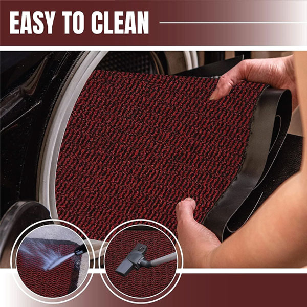Heavy Duty Anti-Slip Rubber Barrier Mat with Absorbent Surface