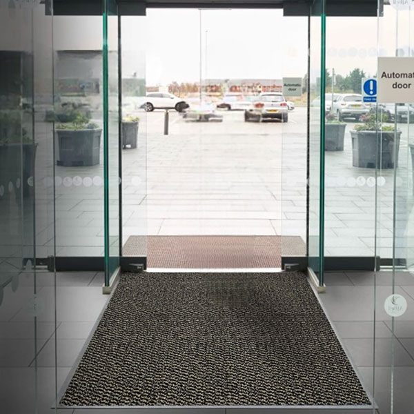 Heavy Duty Anti-Slip Rubber Barrier Mat with Absorbent Surface