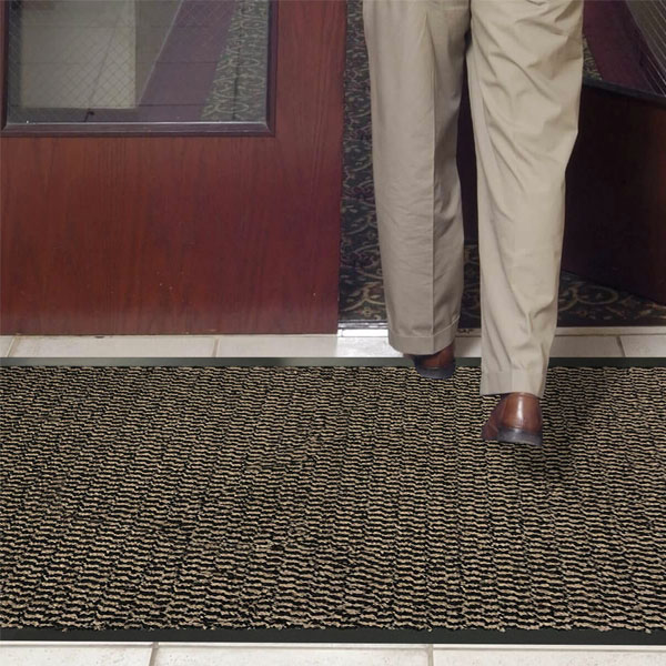 Heavy Duty Anti-Slip Rubber Barrier Mat with Absorbent Surface