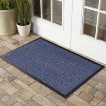 Super absorbent non-slip door mat UK – blue color