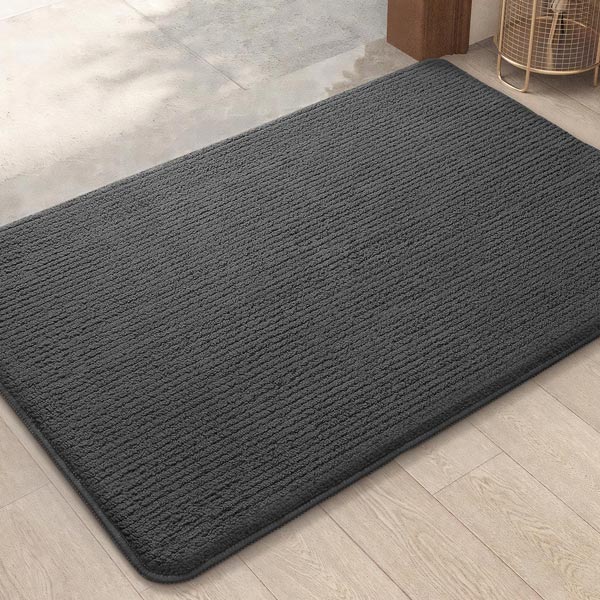 Non-Slip Indoor Door Mat Dark Gr