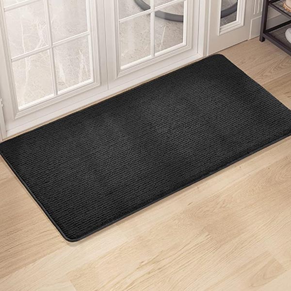 Non-Slip Indoor Door Mat Black