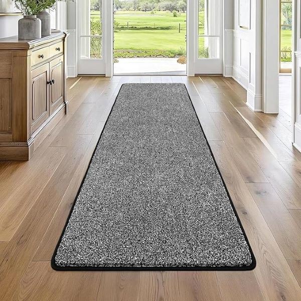 Non-Slip Indoor Doormat Black