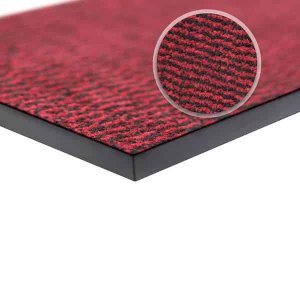 Red & Black Rubber Door Mat 