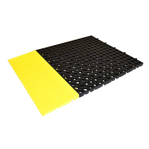 Anti-Slip Modular Floor Tile with Black or Yellow Edge