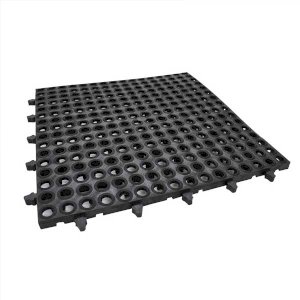Anti-Slip Modular Floor Tile with Black or Yellow Edge